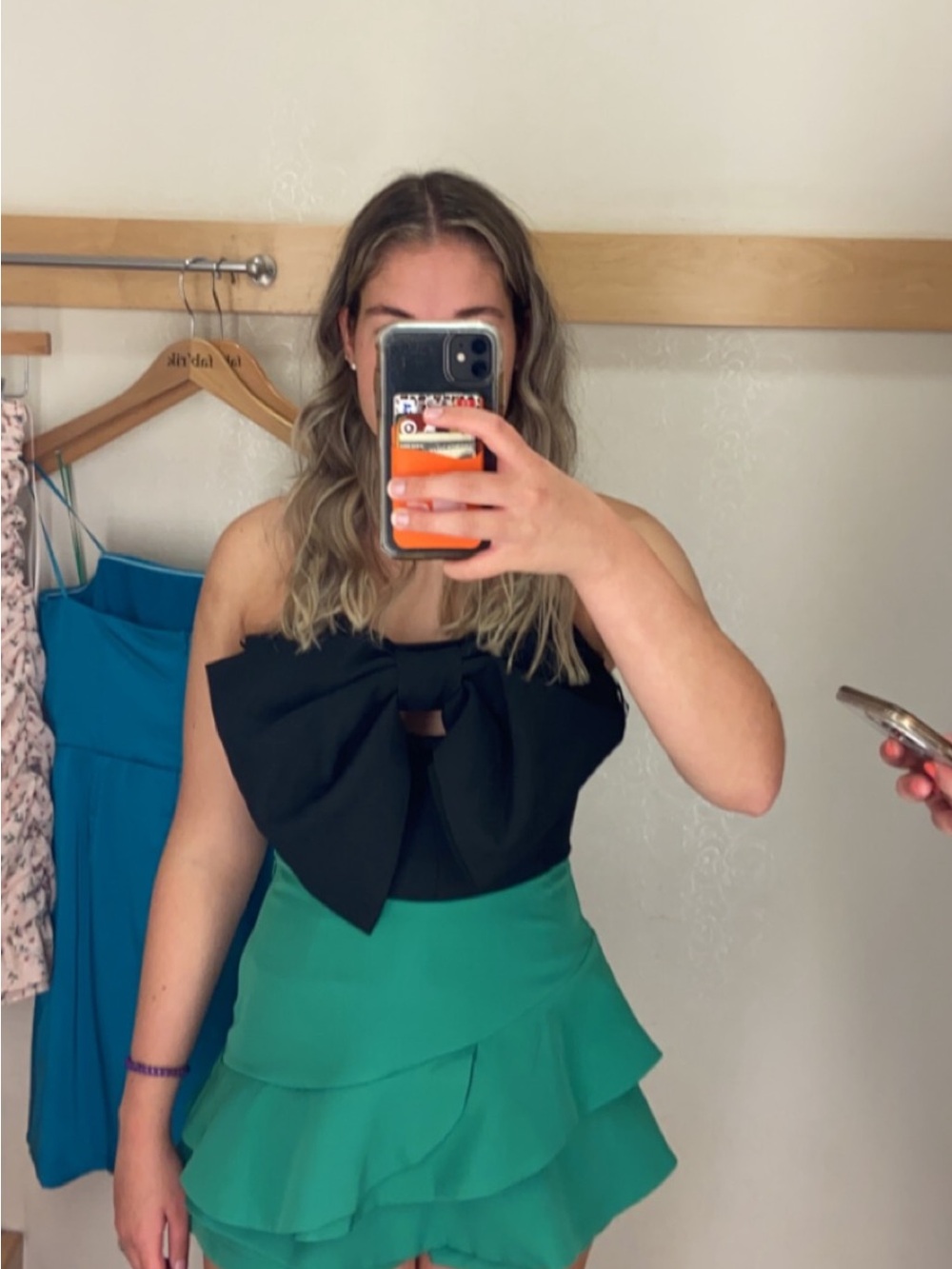 fab'rik Black top with bow